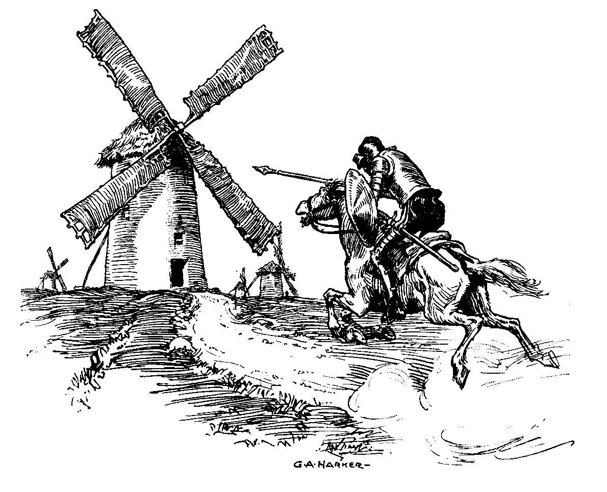 Cover of Cervantes's Don Quixote.